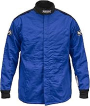 Allstar Performance ALL935124 Driving Jacket - SFI 3.2a/5 - Multi Layer - Fire Retardant Fabric/Nomex - Blue - Large - Each
