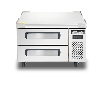 36″ Wide Refrigerated Chef Base by Migali – 36", 4.7 cubic_feet, Stainless Steel, Model C-CB36-HC