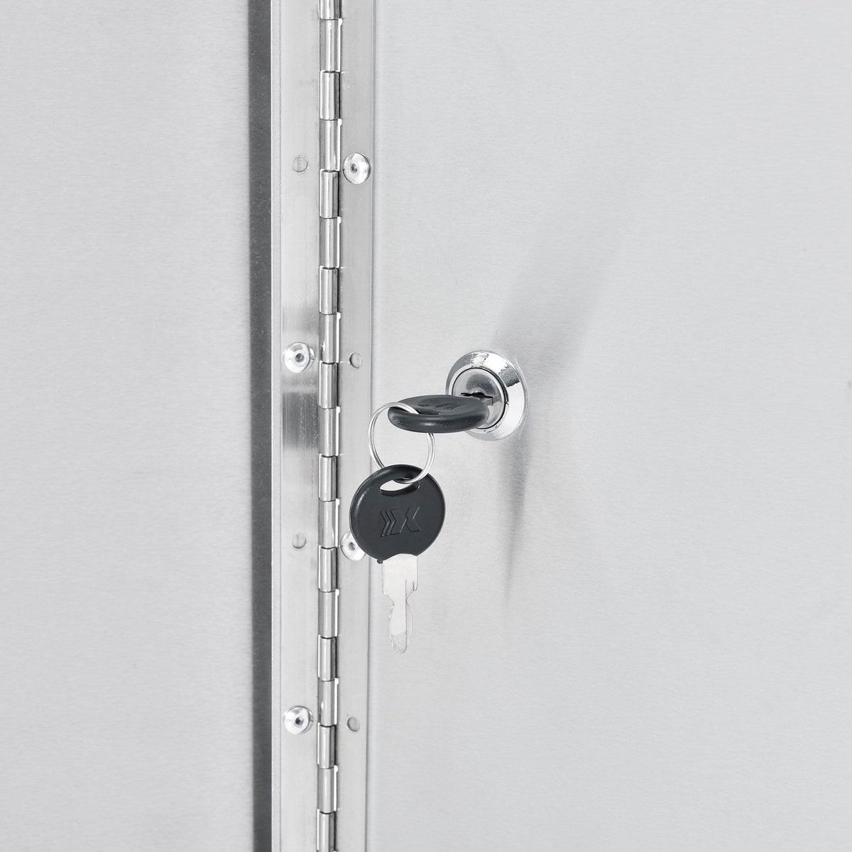 Global Industrial Stainless Steel / 8"L x 16"W x 24"H / Industrial Safety Storage Cabinets