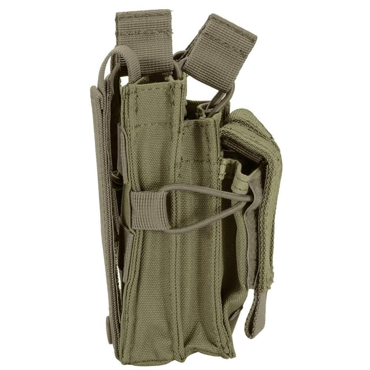 Loaded Gear CX-950 Dual Stacked Mag Pouch by Barska – One Size, Polyester, OD Green, Model BI13016
