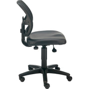 Armless Mesh Back Office Chair by Global Industrial – Polypropylene, Black, Model A2813TMI-V