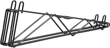 Nexel DAB24B 24" Double Arm Shelf Bracket Black Epoxy