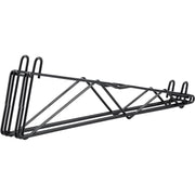 24" Double Arm Shelf Bracket Black Epoxy by Nexel – Steel, Black, Model DAB24B
