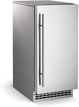 Scotsman SRNG110A-1SS Brilliance™ Undercounter Nugget Ice Machine, Stainless Steel, 110 lbs/Day, 26 lb Bin, Air Cooled
