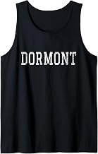 Dormont Vintage White Text Apparel Tank Top