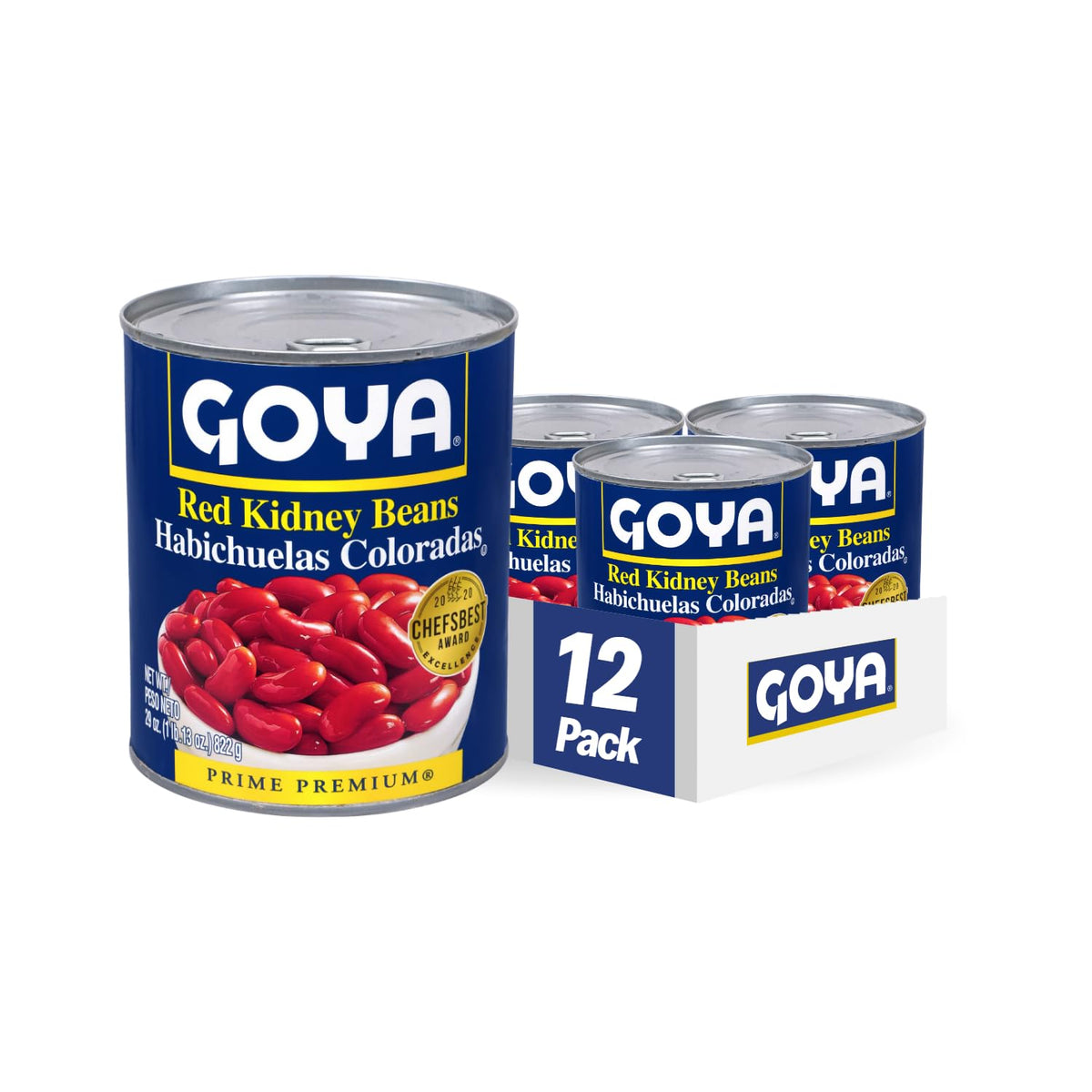 Goya Red Kidney Beans / 29 Ounce (Pack of 12) / 12 Kidney Beans