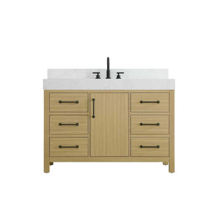 Elegant Kitchen and Bath 48" Single Bathroom Vanity in Honey Brown by Elegant Lighting – unspecified, Wood, Honey Brown, Model VF60648MHB-BS