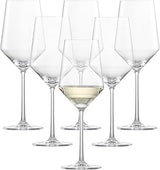 Zwiesel Glas Pure Sauvignon Blanc White Wine Glass (Set of 6), Graceful Wine Glasses for White Wine, Dishwasher-Safe Tritan Crystal Glasses, Made in Germany (14 Ounce)