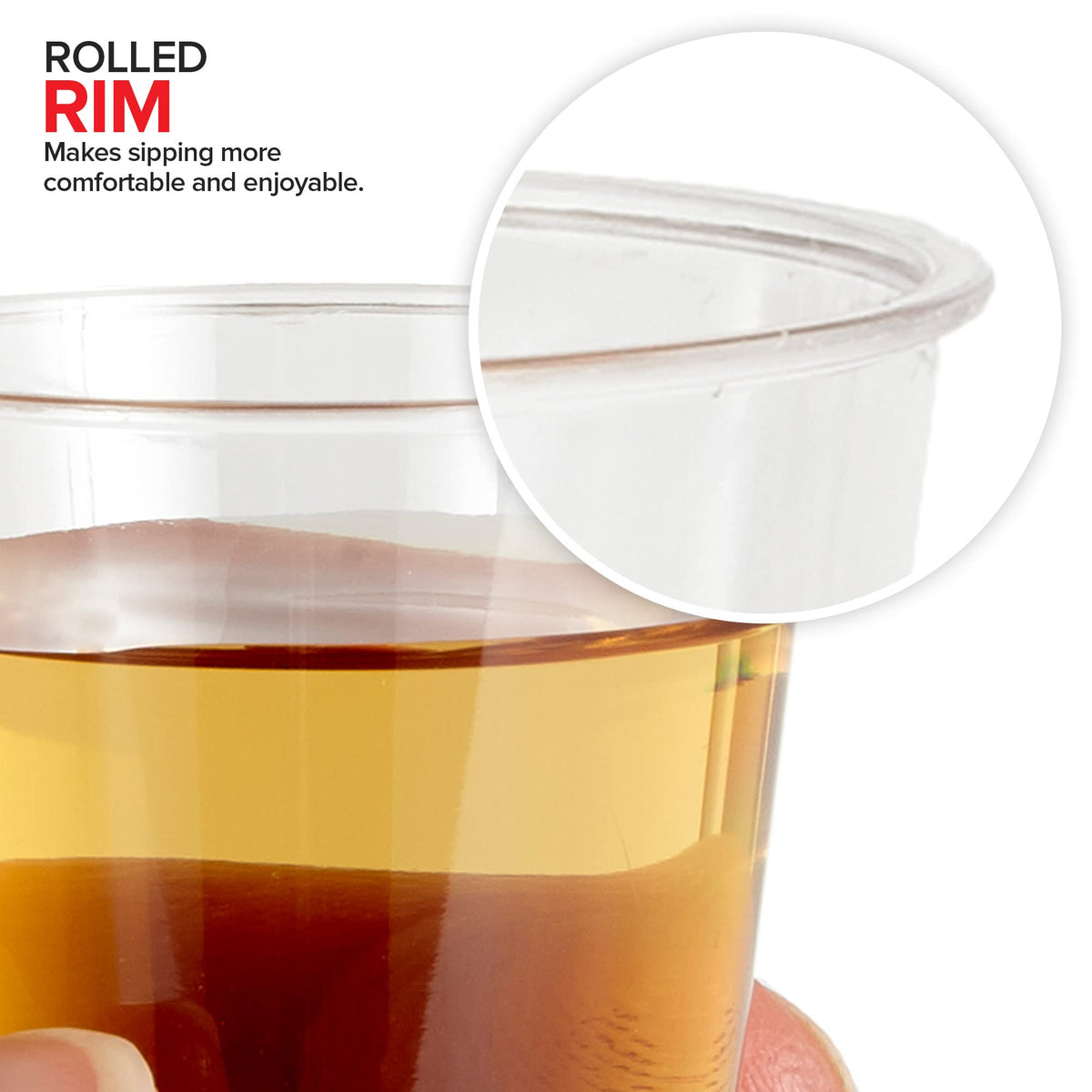 Stock Your Home 250 Pack / 1.5 ounces / Clear Shot Glasses