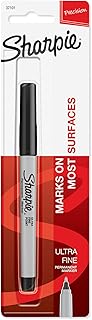 Sharpie Permanent Marker, Ultra Fine Point, Black, 1 Count