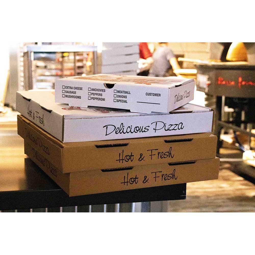 KITCH24/7 White / 10 x 10 x 2 / 85.0 ounces Pizza Boxes