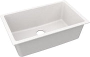 ELGRU13022WH0 Elkay Quartz Classic 29-1/2" x 18-3/4" x 9-1/2", Single Bowl Undermount Sink, White