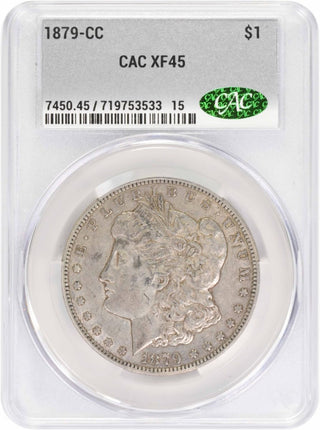 1879 CC Morgan Dollar CAC EF by Generic – Silver