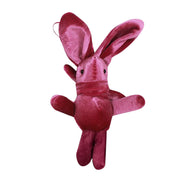Ball Garland Glass Plush Rabbit Gift Rabbit Doll Decoration Pendant Easter Decoration Hangs Mini Valentine Gnomes (Red by Cakina – Glass