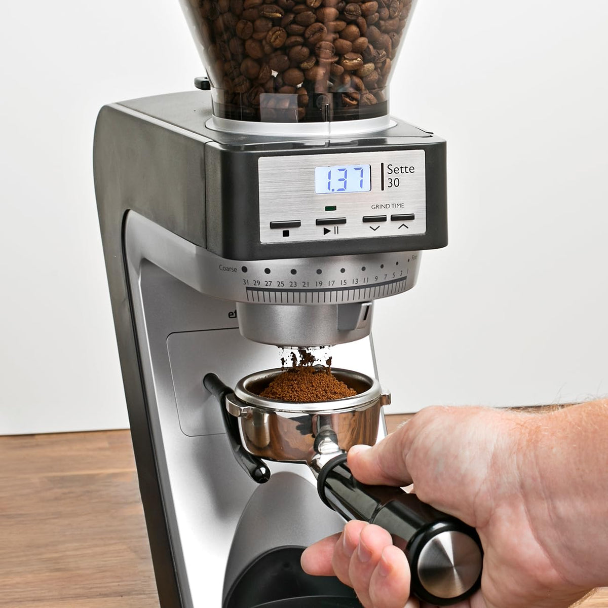 Sette 30 Conical Burr Grinder by Baratza – 0.3 kilograms, Stainless Steel, Black, Model 1130