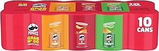 Pringles Potato Crisps Chips, Lunch Snacks, Variety Pack, 13.7oz Pack (10 Cans)