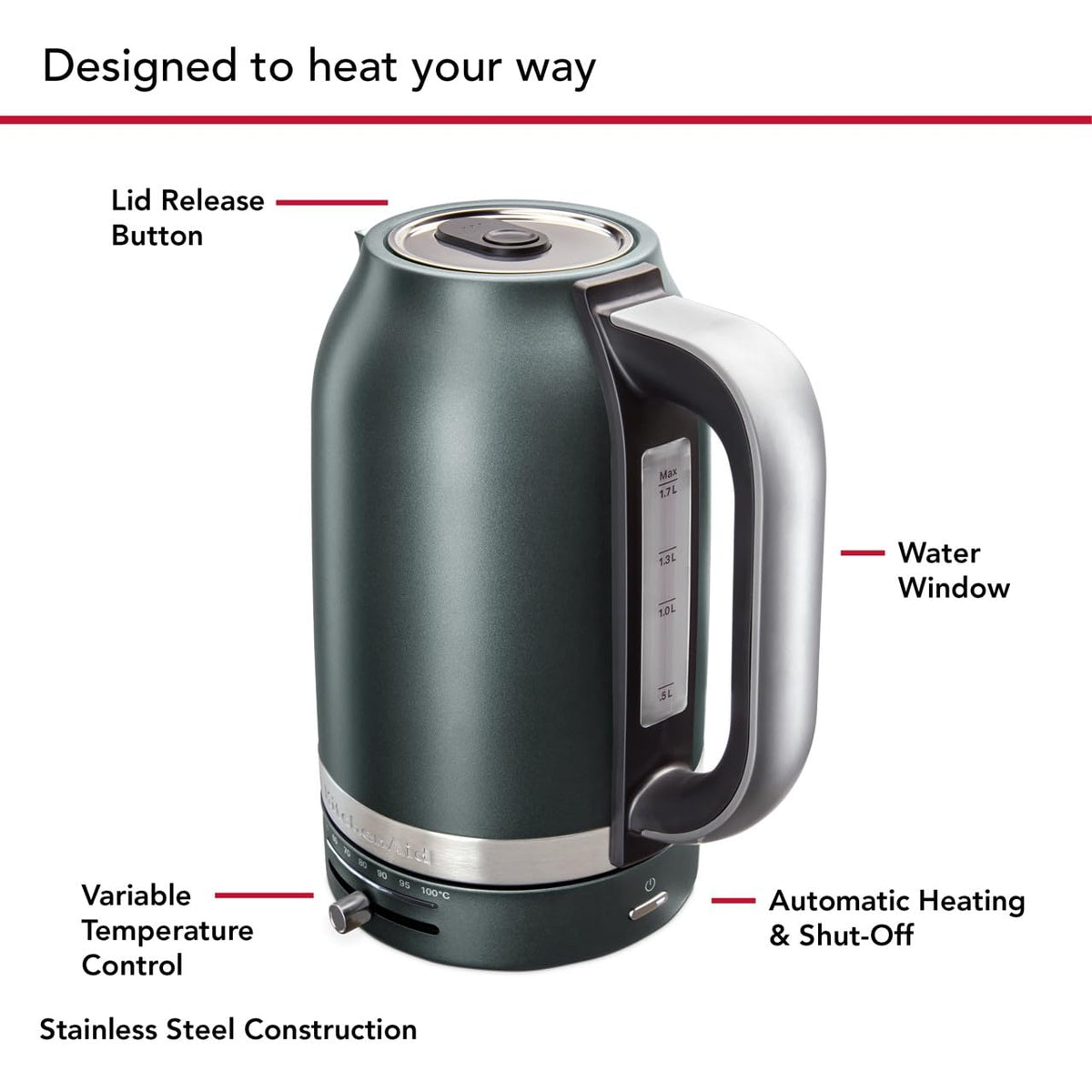 KitchenAid Juniper / 1.7 Liters / 1 Electric Kettles