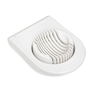 Classic Egg Slicer with Stainless Steel Wires by KitchenAid – 9 Inch, Stainless Steel, White, Model KQ135OHWHA