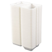 Dart 205HT1 Carryout Food Container – Foam, 1-Comp, 9 3/10 x 6 2/5 x 2 9/10 (Case of 200)