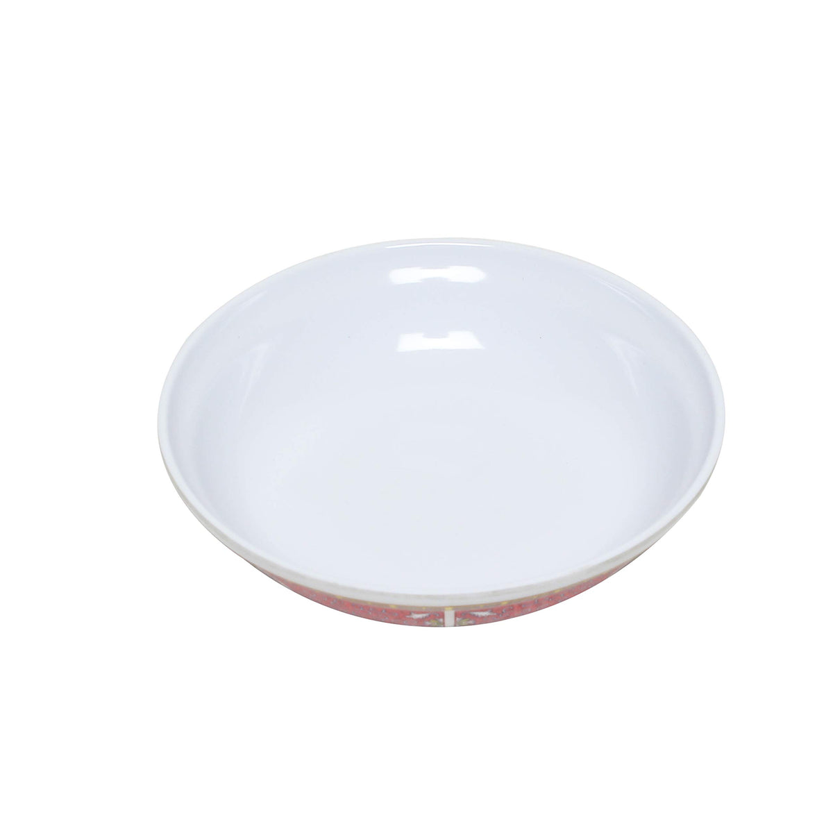 Longevity melamine dinnerware collection 5 1/4" by Thunder Group – Melamine, White Red Yellow, Model 3201CTR