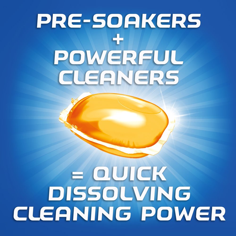 Gelpacs Dishwasher Pods by Finish – 32 Count (Pack of 1), Orange, Model 81053