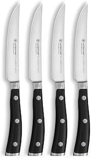 Wusthof Classic Ikon - 4 Pc. Steak Knife Set - Custom Engraved, Personalized
