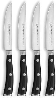 Wusthof Classic Ikon - 4 Pc. Steak Knife Set - Custom Engraved, Personalized