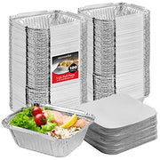 Stock Your Home 1 lb / 100 Pack / Silver Disposable Cookware