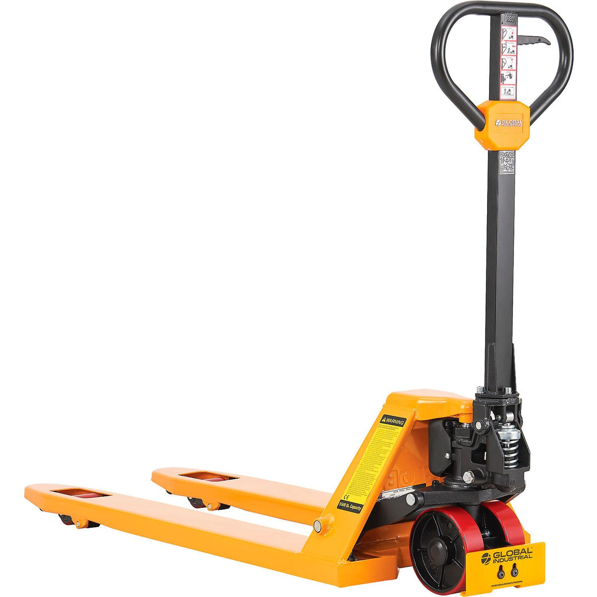 Pallet Jack Toe Guard Protector by Global Industrial – Alloy Steel, Yellow, Model 800540