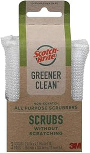Scotch-Brite Bright Green Non-Scratch Scrub Sponges, 3 Count