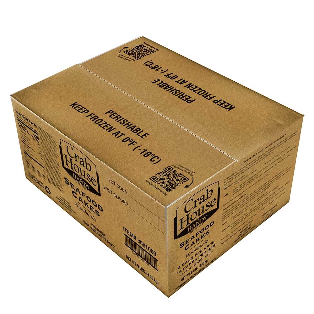Crab House Seafood Cake by Handy Seafood – 1 Count (Pack of 48), Pack of 48