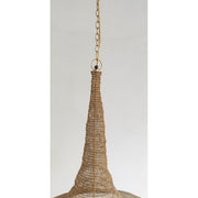 Gold Chain Basket Light - D30'' Industrial Pendant Light Fixture 39" H by Design Living – 39 H, Model AC03C30GD