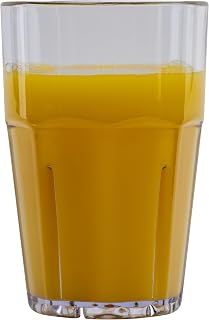 G.E.T. 9910-1-CL-EC 10 oz. Clear Tumbler, SAN Plastic Bahama Tumblers (Pack of 4)