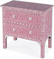 Butler Specialty Vivienna Pink Bone Inlay Accent Chest
