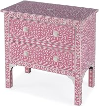 Butler Specialty Vivienna Pink Bone Inlay Accent Chest
