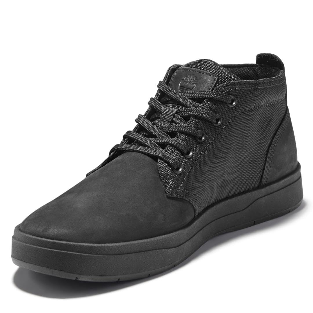 Men's Davis Square Chukka Shoes by Timberland – Leather, Blackout