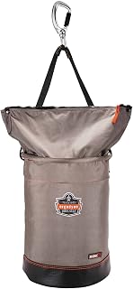 Ergodyne Arsenal 5974 Large Nylon Hoist Bucket Tool Bag - Swiveling Carabiner, Zipper Top
