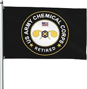 US Chemical Corps Retired Outdoor 4x6Ft Waterproof Polyester Flag - Home Yard Decor6