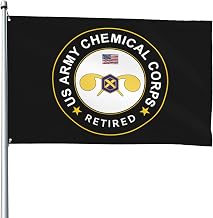 US Chemical Corps Retired Outdoor 4x6Ft Waterproof Polyester Flag - Home Yard Decor6