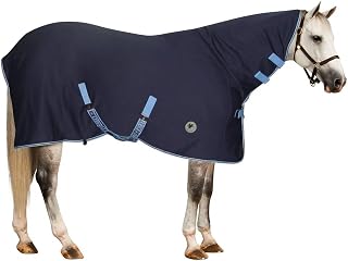 CENTAUR Turbo-Dry Cooler Sheet With Contour Neck, Navy, Horse | Contour Neck