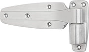 Kason 1245 Reversible Cam-Rise Hinge, Flush Offset, Brushed Chrome Finish, 11245000088