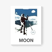 Mission To Mars Lunar Architect Artemis Moon Plan Rocket Launch Living Room Wall Art Prints (MtMLA, 8x10) Unframed 8"x10"