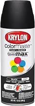 Krylon Colormaster Indoor/Outdoor Aerosol Paint 12oz-Flat Black