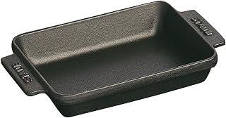 STAUB Mini Dish Rectangular 15 x 11 cm, Black
