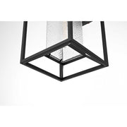 Willington One Light Outdoor Wall Sconce Black by Lighting Design – Iron, Black, Model OD329W17BK