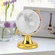 Mini World Globe by Tomedny – Crystal, Golden, Model Tomednyvwxhpty320-01
