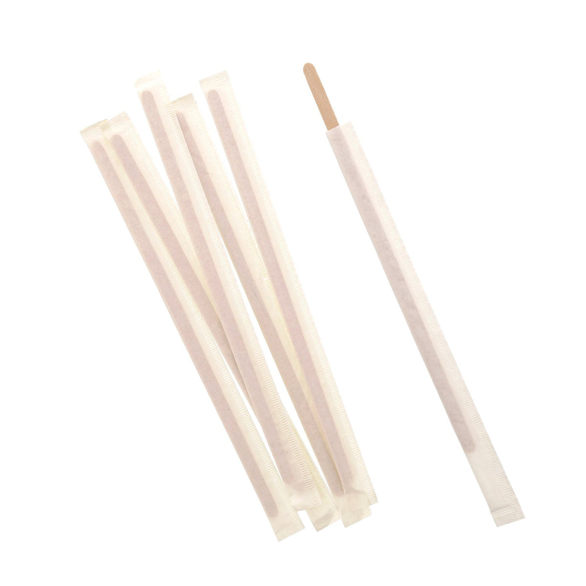 Wood Coffee Stirrers by AmerCareRoyal – 7.5", birch, Brown, Model R825W-C