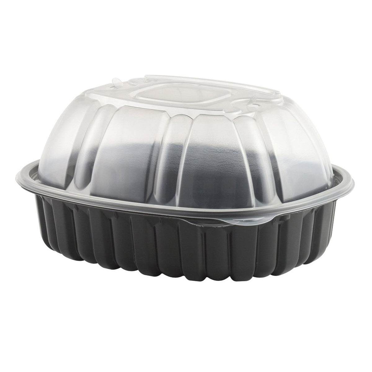 Large Vented Chicken Roaster Combo Pack Black Base Clear Lid 170 / by Anchor Packaging – Large 170 x 170 inches, Polypropylene, Black Base, Clear Lid, Model 4110600