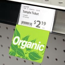 Organic Shelf Talker Green Plastic - 2 1/2" L x 3" H, 25 per Pack
