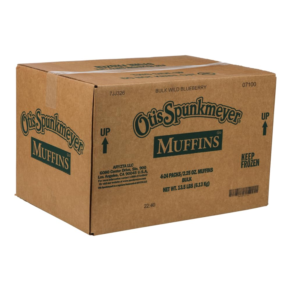 Delicious Essentials Blueberry Muffin by Otis Spunkmeyer – Pack of 96